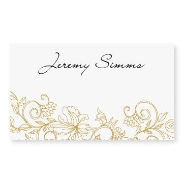 Wedding Place Card Template INSTANT DOWNLOAD Vintage Bouquet Free Download