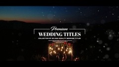 Wedding Titles After Effects Templates Projects Pond5 Title Project