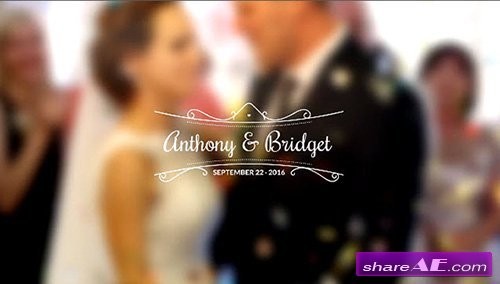 Wedding Titles Vol 4 After Effects Template Motion Array Free