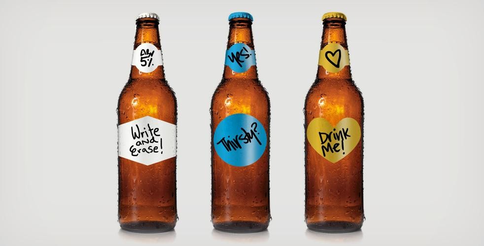 Writable Reusable Home Brew Beer Wine Labels Cool Material Online Label Maker