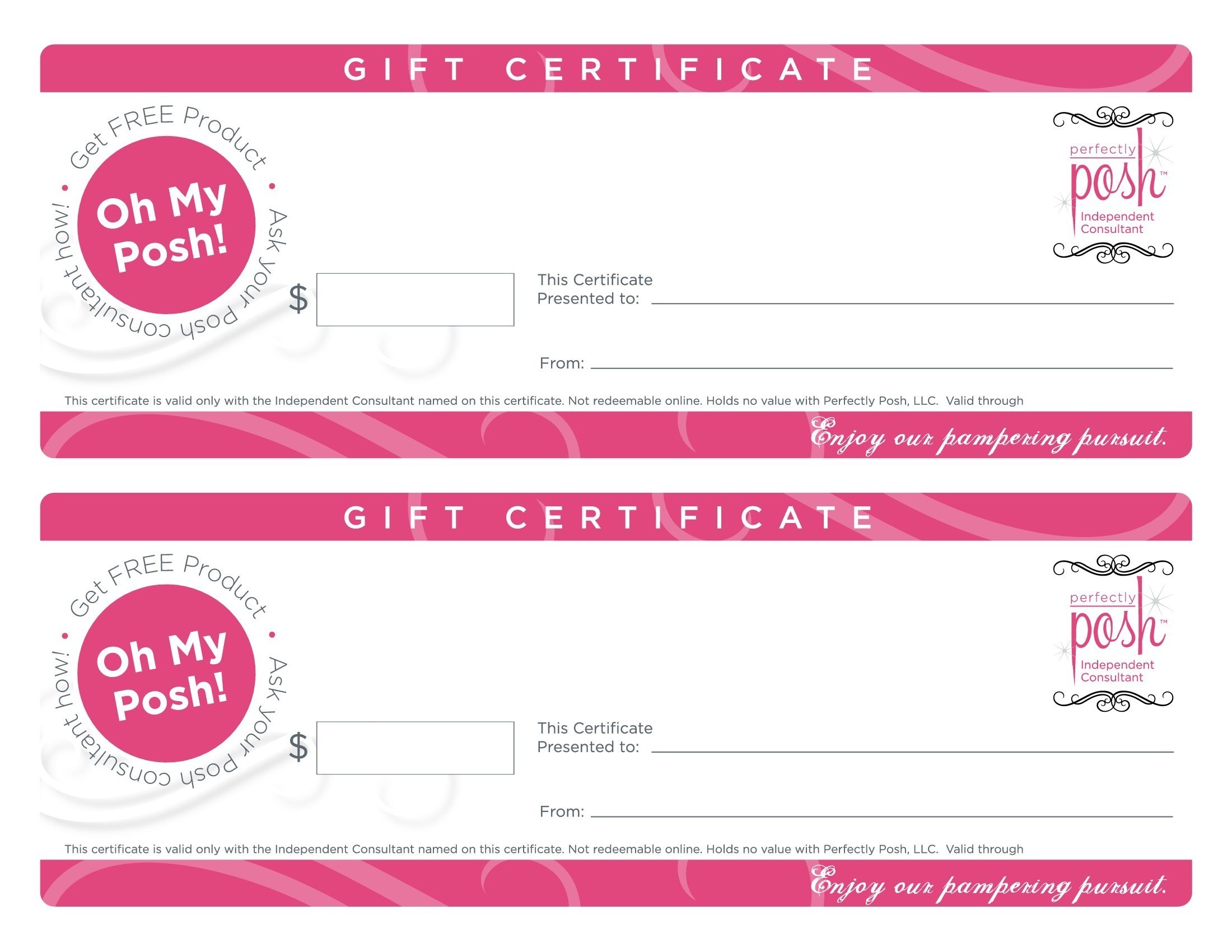 Yoga Gift Certificate Template Free Business