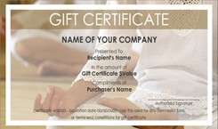 Yoga Gift Certificate Templates Easy To Use Certificates Template