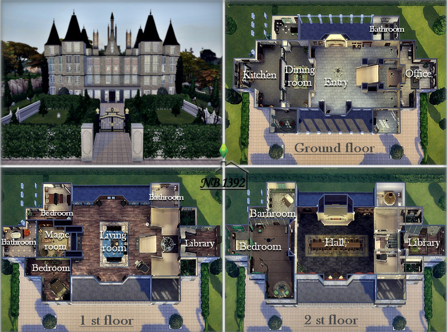 Sims 4 Mansion Layout