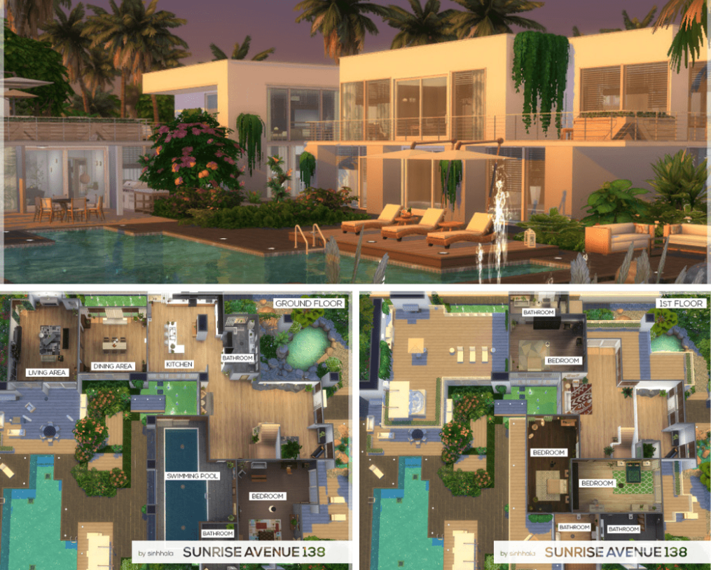 Sims 4 Modern Home Ideas