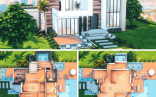 The Sims 4 Modern Mansion Layout